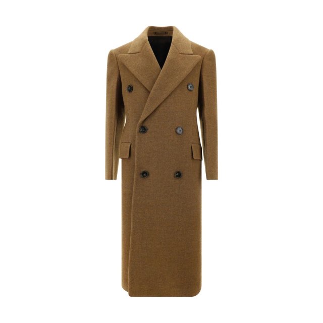 Burberry Wool Double-Breasted Breasted Coat