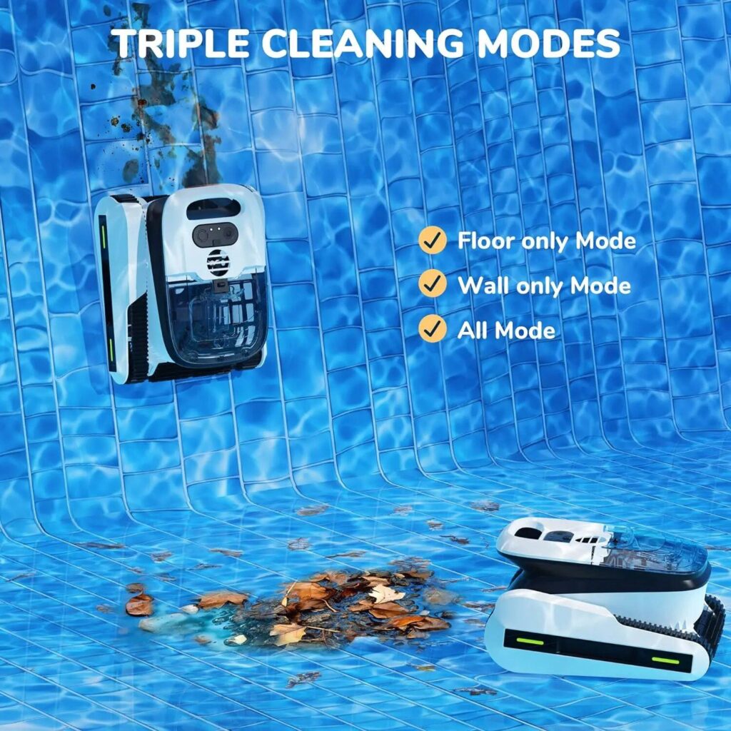 Intelligent Robotic Pool Vacuum Cordless