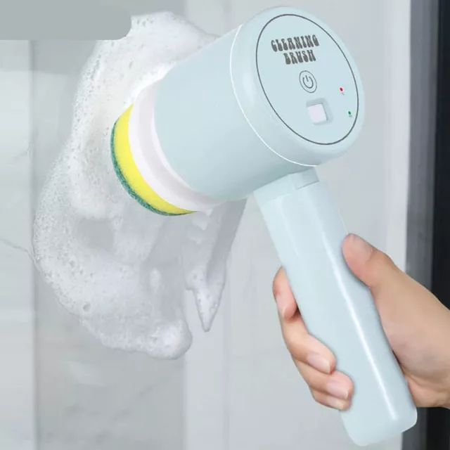 Wireless Electric Cleaning Brush for Kitchen, Bathtub, and Tile Cleaning