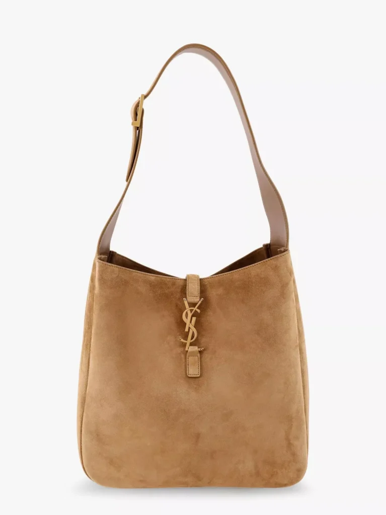 Saint Laurent Leather Le 5 à 7 Suede Shoulder Bag